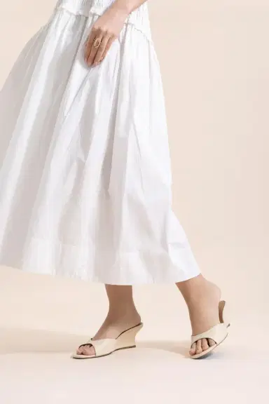 Staud Brigitte Wedge - Cream | Thumbnail 6
