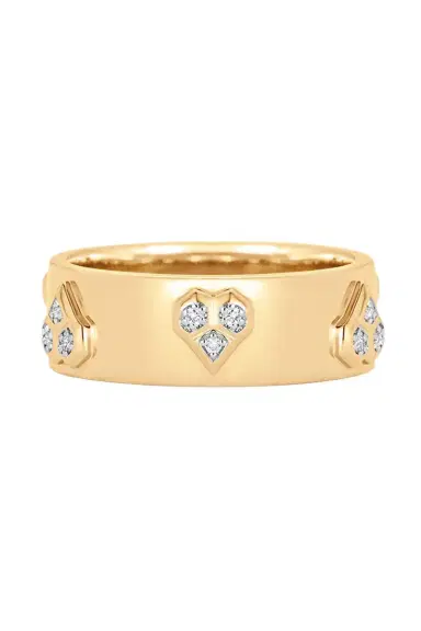 SARA WEINSTOCK Diamond Honey Comb Heart Ring | Thumbnail 1 SARA WEINSTOCK Diamond Honey Comb Heart Ring | Thumbnail 1