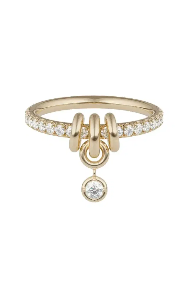 Spinelli Kilcollin Diamond Pave Pia YG Ring