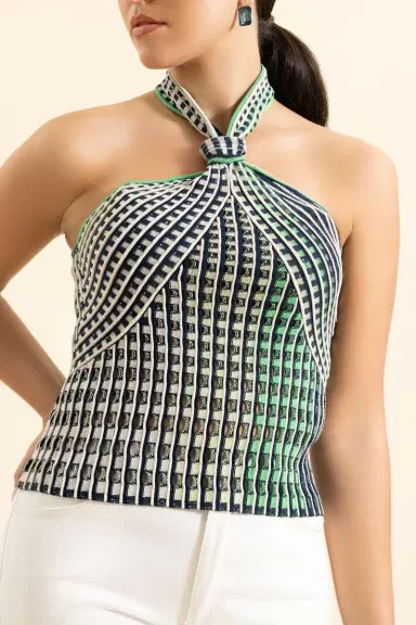 Simkhai Lyrix Halter Top | Thumbnail 4