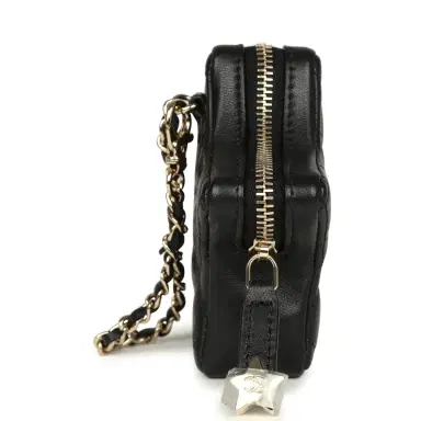 Chanel Chanel Mini Star Bag Charm Black Shiny Lambskin Light Gold Hardware | Thumbnail 3 Chanel Chanel Mini Star Bag Charm Black Shiny Lambskin Light Gold Hardware | Thumbnail 3
