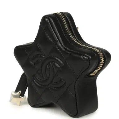 Chanel Chanel Mini Star Bag Charm Black Shiny Lambskin Light Gold Hardware | Thumbnail 5 Chanel Chanel Mini Star Bag Charm Black Shiny Lambskin Light Gold Hardware | Thumbnail 5
