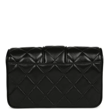 Chanel Chanel Mini Tab Flap Bag Black Lambskin Gold Hardware | Thumbnail 4 Chanel Chanel Mini Tab Flap Bag Black Lambskin Gold Hardware | Thumbnail 4