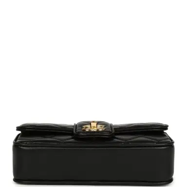 Chanel Chanel Mini Tab Flap Bag Black Lambskin Gold Hardware | Thumbnail 6 Chanel Chanel Mini Tab Flap Bag Black Lambskin Gold Hardware | Thumbnail 6