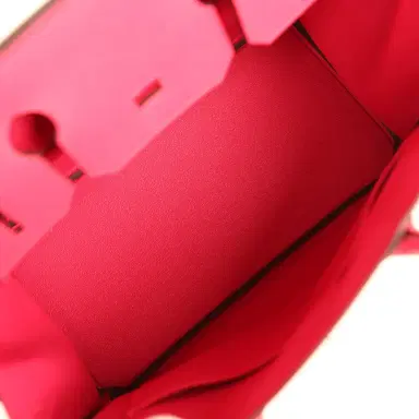 HERMÈS Hermes Birkin 30 Rose Extreme Epsom Palladium Hardware | Thumbnail 8 HERMÈS Hermes Birkin 30 Rose Extreme Epsom Palladium Hardware | Thumbnail 8