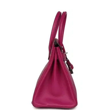 HERMÈS Hermes Birkin 30 Rose Poupre Epsom Palladium Hardware | Thumbnail 3 HERMÈS Hermes Birkin 30 Rose Poupre Epsom Palladium Hardware | Thumbnail 3