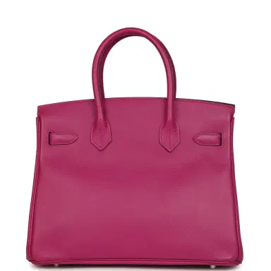 HERMÈS Hermes Birkin 30 Rose Poupre Epsom Palladium Hardware | Thumbnail 4 HERMÈS Hermes Birkin 30 Rose Poupre Epsom Palladium Hardware | Thumbnail 4