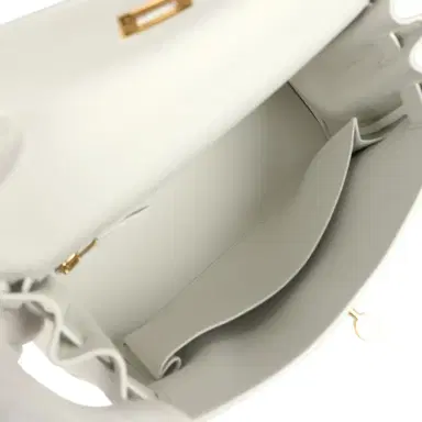 HERMÈS Hermes Kelly Retourne 25 New White Swift Gold Hardware | Thumbnail 8 HERMÈS Hermes Kelly Retourne 25 New White Swift Gold Hardware | Thumbnail 8
