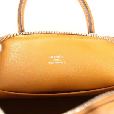 HERMÈS Hermes Mini 1923 Pique-Colle Bolide Sesame Chevre Palladium Hardware | Thumbnail 8 HERMÈS Hermes Mini 1923 Pique-Colle Bolide Sesame Chevre Palladium Hardware | Thumbnail 8
