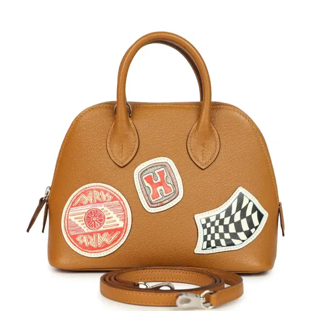 hermes Hermes Mini 1923 Pique-Colle Bolide Sesame Chevre Palladium Hardware