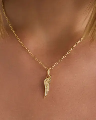 Jennifer Fisher Small Wing Charm in 18K Yellow Gold | Thumbnail 2 Jennifer Fisher Small Wing Charm in 18K Yellow Gold | Thumbnail 2