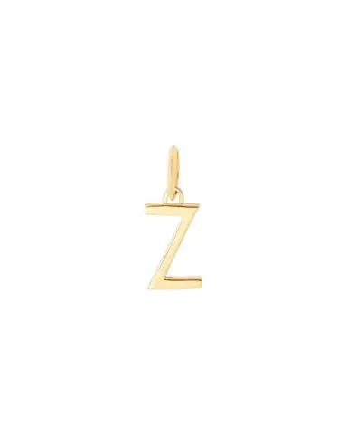 Jennifer Fisher Minimal Block Letter Charm in 14K Yellow Gold | Thumbnail 1