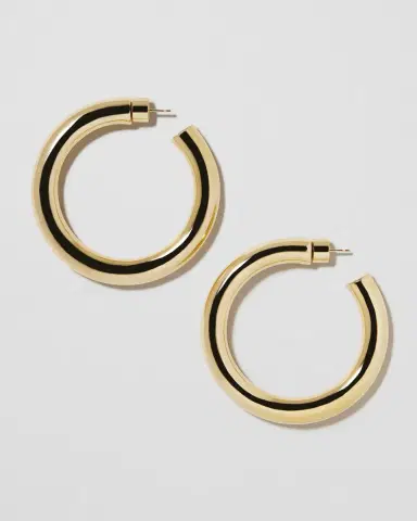 Jennifer Fisher 1.5 Jamma Baby Hoops | Thumbnail 2 Jennifer Fisher 1.5 Jamma Baby Hoops | Thumbnail 2