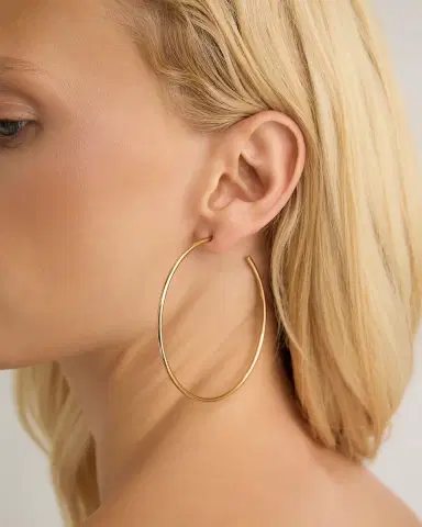 Jennifer Fisher 2.5 Thread Hoops | Thumbnail 2 Jennifer Fisher 2.5 Thread Hoops | Thumbnail 2