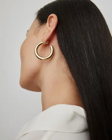 Jennifer Fisher 1 Natasha Mini Hoops | Thumbnail 2 Jennifer Fisher 1 Natasha Mini Hoops | Thumbnail 2