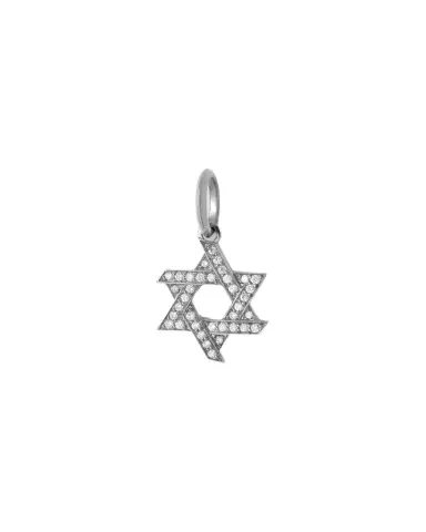 Jennifer Fisher Star of David Charm with Pavé White Diamonds | Thumbnail 1