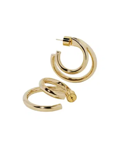 Jennifer Fisher 1 Double Lilly Mini Hoops | Thumbnail 1