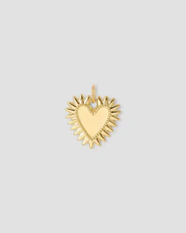 Jennifer Fisher Medium Fierce Heart in 18K Yellow Gold | Thumbnail 2