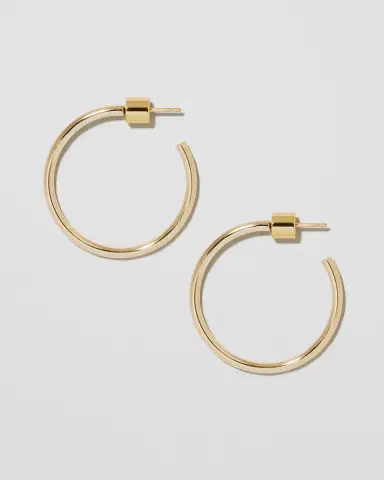 Jennifer Fisher 1 Thread Mini Hoops | Thumbnail 2