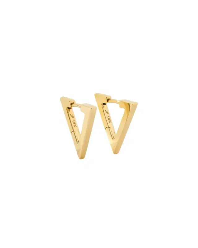 Jennifer Fisher 18k Triangle Huggie