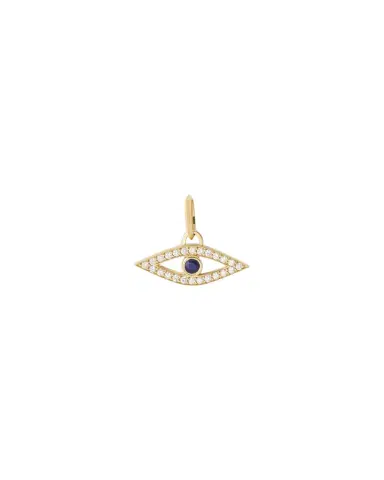 Jennifer Fisher Evil Eye Charm in 18K Yellow Gold | Thumbnail 1