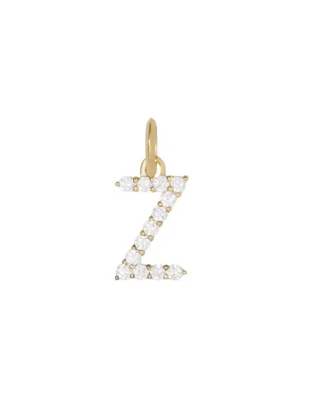 Jennifer Fisher Floating Diamond Minimal Block Letter