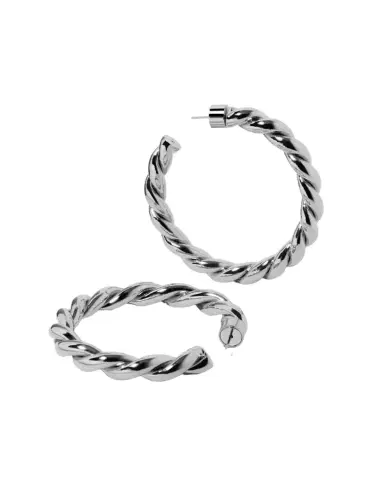 Jennifer Fisher 1.5 Twisted Lilly Baby Hoops | Thumbnail 1 Jennifer Fisher 1.5 Twisted Lilly Baby Hoops | Thumbnail 1