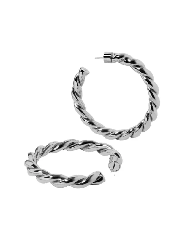Jennifer Fisher 1.5 Twisted Lilly Baby Hoops