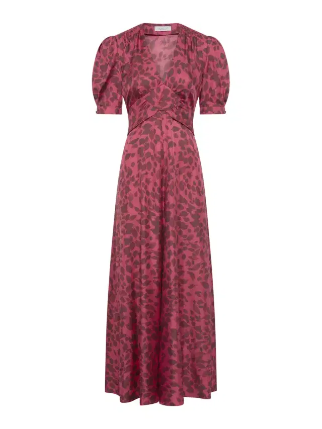 Gabriela Hearst Larkin Silk Midi Dress