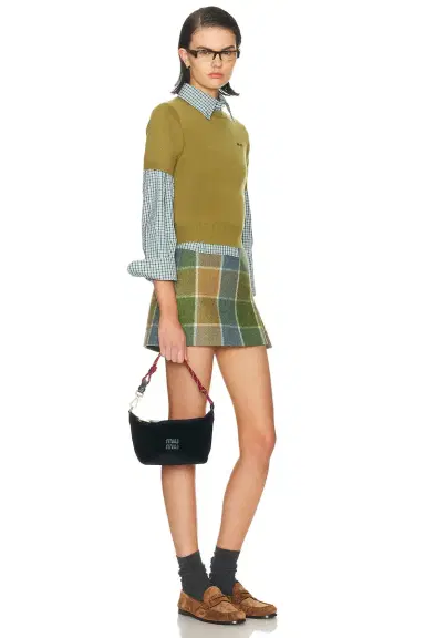 Miu Miu Velluto Righe Nastro Bag | Thumbnail 2 Miu Miu Velluto Righe Nastro Bag | Thumbnail 2