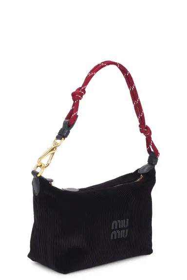 Miu Miu Velluto Righe Nastro Bag | Thumbnail 4 Miu Miu Velluto Righe Nastro Bag | Thumbnail 4