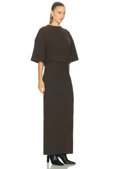 DARKPARK Marlin Open Back Wool Dress | Thumbnail 2