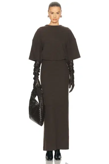 DARKPARK Marlin Open Back Wool Dress | Thumbnail 1