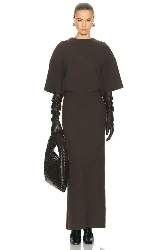 DARKPARK Marlin Open Back Wool Dress