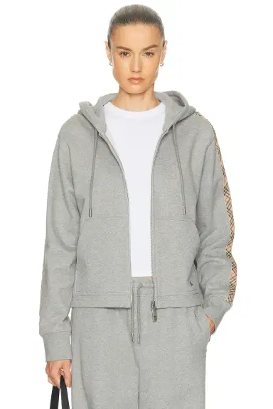 Burberry Harper Zip Up Hoodie | Thumbnail 1
