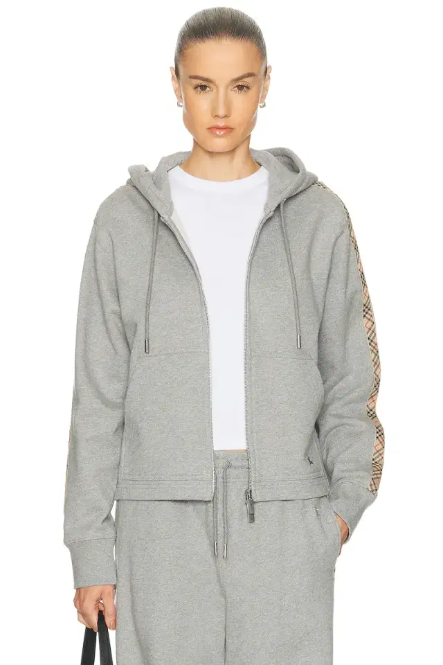 Burberry Harper Zip Up Hoodie