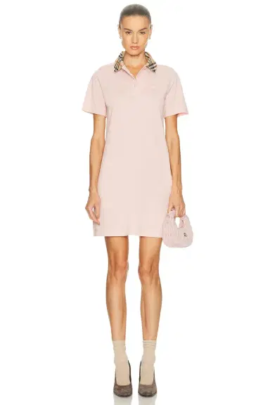 Burberry Iris Check Polo Dress | Thumbnail 1 Burberry Iris Check Polo Dress | Thumbnail 1