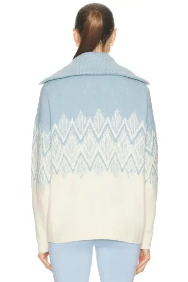 Varley Hedda Fairisle Half Zip Jacket | Thumbnail 3 Varley Hedda Fairisle Half Zip Jacket | Thumbnail 3