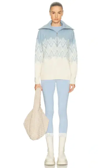 Varley Hedda Fairisle Half Zip Jacket | Thumbnail 4 Varley Hedda Fairisle Half Zip Jacket | Thumbnail 4