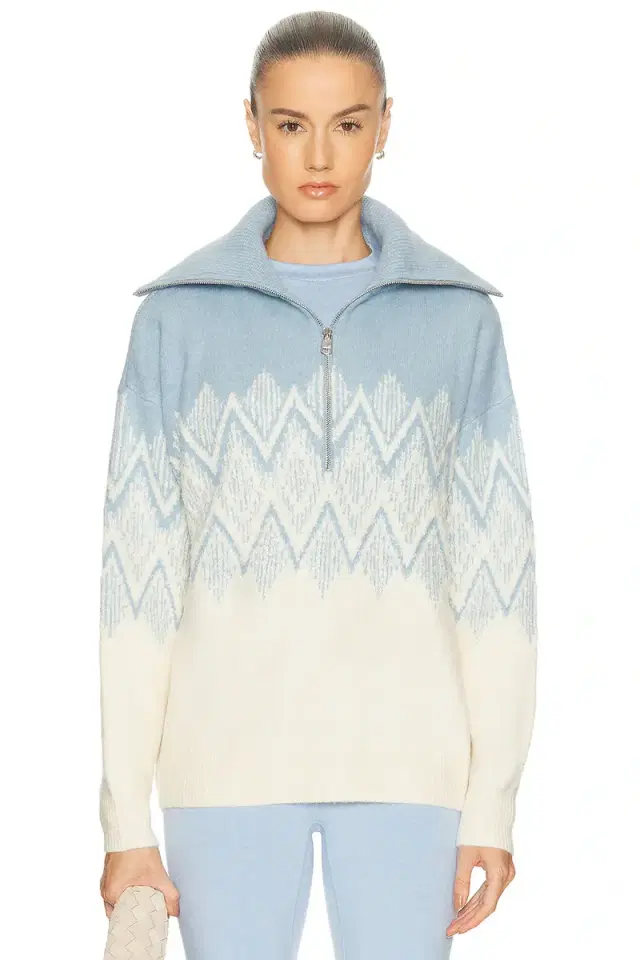Varley Hedda Fairisle Half Zip Jacket