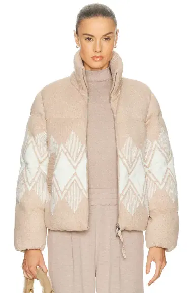Varley Belinda Knit Puffer Jacket | Thumbnail 1 Varley Belinda Knit Puffer Jacket | Thumbnail 1