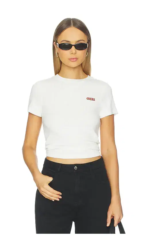 Terez x REVOLVE 49ers Pointelle Baby Tee