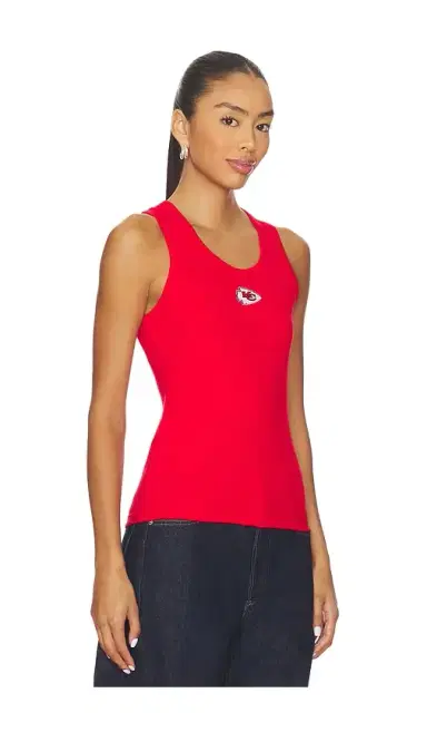 Terez x REVOLVE Chiefs Scoop Neck Rib Tank | Thumbnail 2