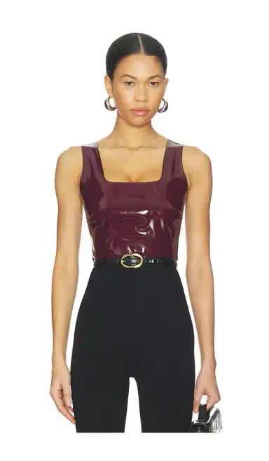 Commando Faux Patent Leather Crop Top | Thumbnail 1 Commando Faux Patent Leather Crop Top | Thumbnail 1