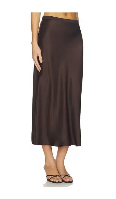 ANINE BING Bar Silk Skirt | Thumbnail 2