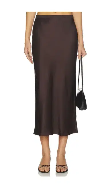 ANINE BING Bar Silk Skirt | Thumbnail 1