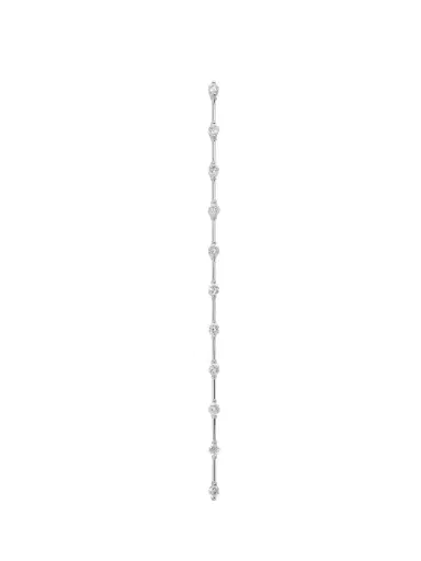 Wish Fine Jewelry 1.25ct Diamond 18K Gold Link Tennis Bracelet | Thumbnail 2 Wish Fine Jewelry 1.25ct Diamond 18K Gold Link Tennis Bracelet | Thumbnail 2