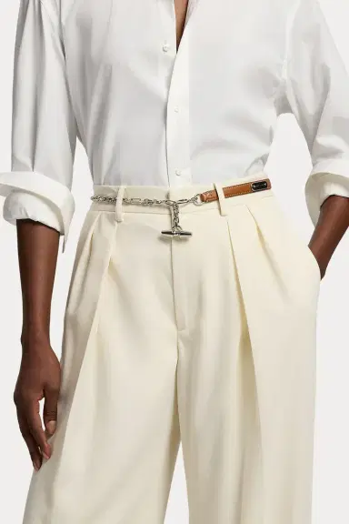 Ralph Lauren Calfskin Toggle Chain Skinny Belt | Thumbnail 3 Ralph Lauren Calfskin Toggle Chain Skinny Belt | Thumbnail 3
