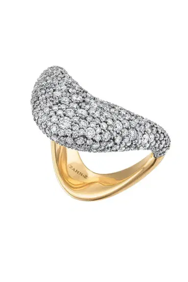 ZAHN-Z Diamond Two Tone Ring | Thumbnail 3