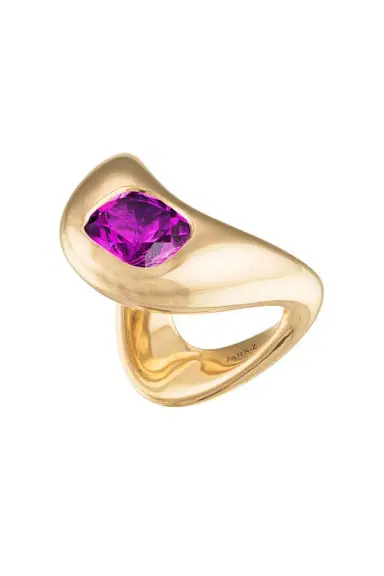 ZAHN-Z Elongated Cushion Vivid Pinky Ring | Thumbnail 2